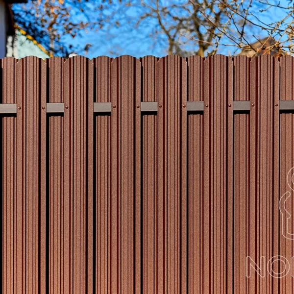 Штакетник металлический Трапеция-усиленная (118 мм)