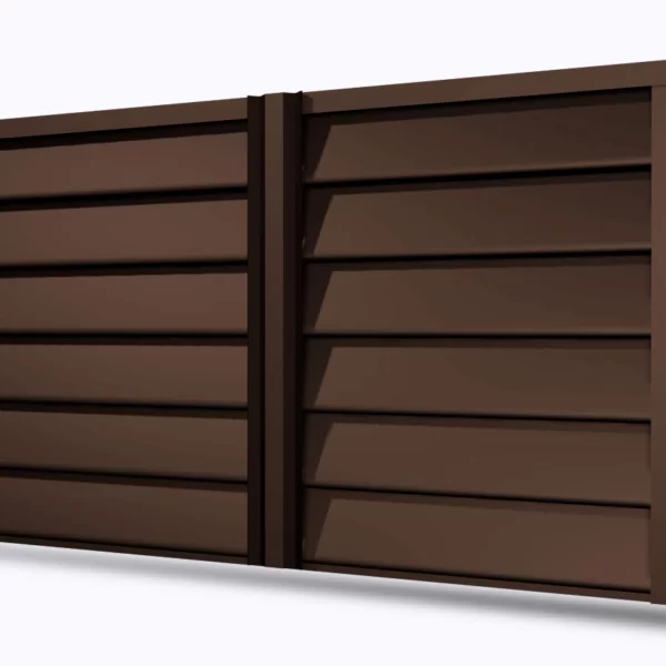 Забор-жалюзи из металла NORDO® Duplex